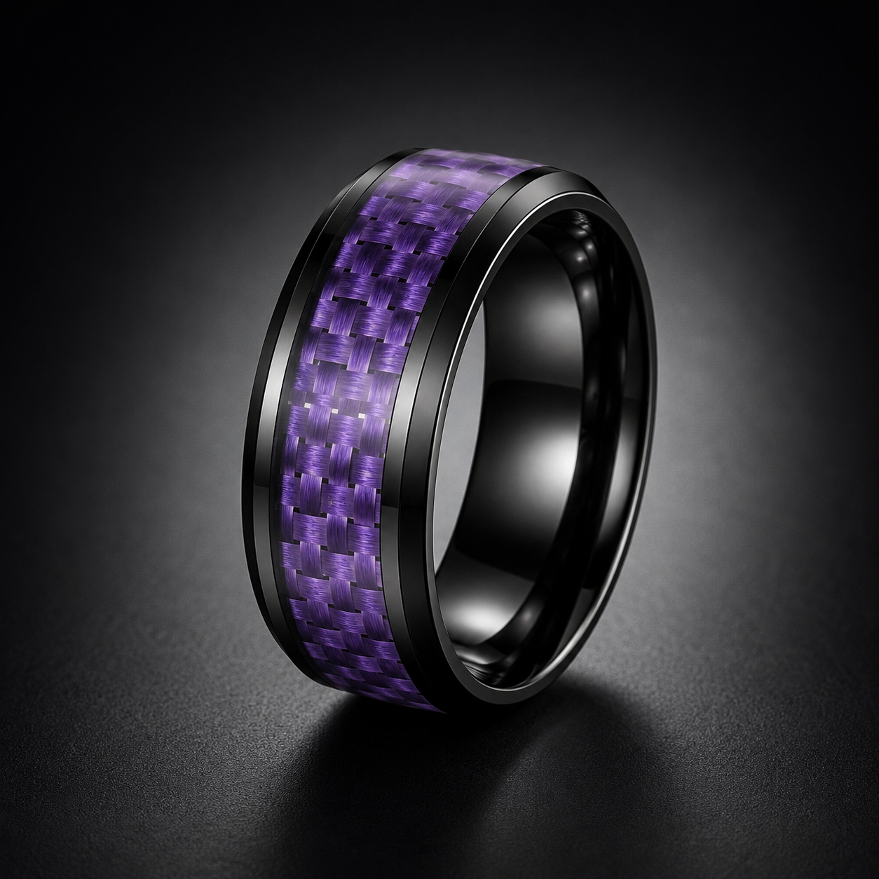 Void Violet Fallen Carbon ring